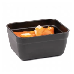 Boîte Hermétique Rectangulaire Noire 0,4 L + Couvercle Transparent - Lot De 10 -Outils De Stockage boite hermetique rectangulaire noire 04 l couvercle transparent lot de 10 2