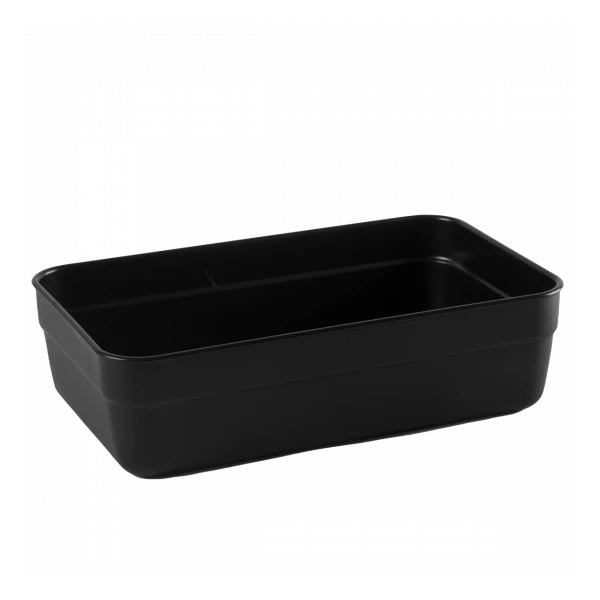 Boîte Hermétique Rectangulaire Noire 0,95 L + Couvercle Transparent - Lot De 10 2 Boîte Hermétique Rectangulaire Noire 0,95 L + Couvercle Transparent - Lot De 10 – Image 2