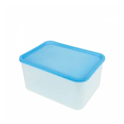 Grande Boîte Hermétique Transparente 8 L + Couvercle Bleu