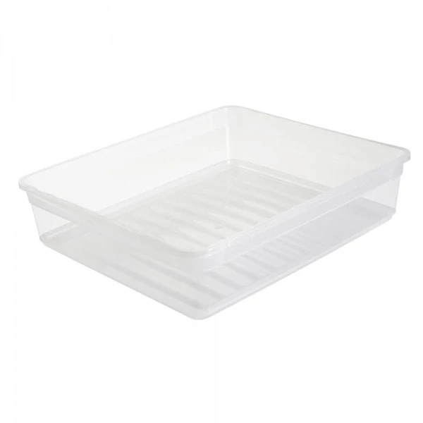 Keeeper Boîte Transparente Plate 9 Litres Anti Poussière 2 Keeeper Boîte Transparente Plate 9 Litres Anti Poussière – Image 2