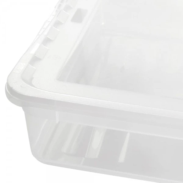 Keeeper Boîte Transparente Plate 9 Litres Anti Poussière 5 Keeeper Boîte Transparente Plate 9 Litres Anti Poussière – Image 5