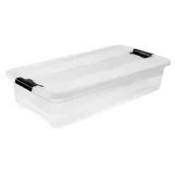 Keeeper Boîte Plate De Rangement Sous Lit 33 Litres