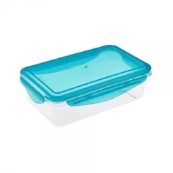 Keeeper Boîte Alimentaire Transparente Incassable 1,35 Litre -Outils De Stockage boite transparente avec clips 3