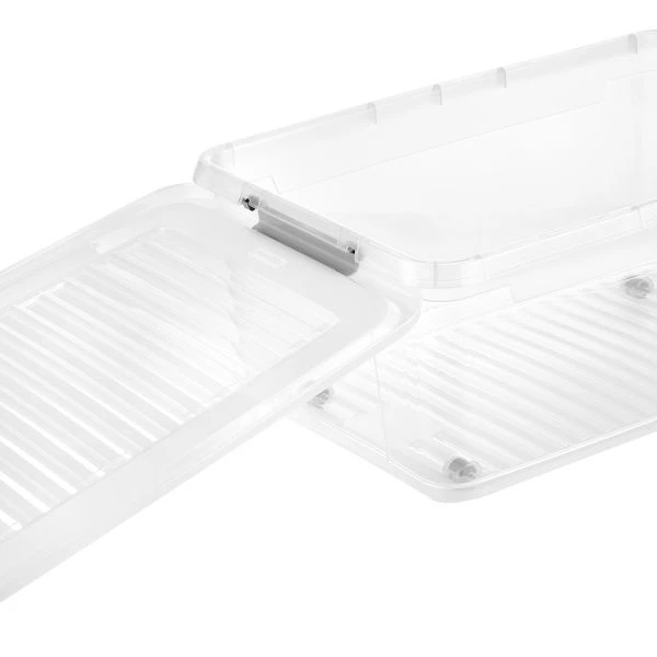 Keeeper Boite Avec Couvercle Clips Et Roulettes 37 Ou 56 Litres 3 Keeeper Boite Avec Couvercle Clips Et Roulettes 37 Ou 56 Litres – Image 3