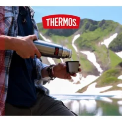 Bouteille Isotherme 750 Ml Light & Compact Argent Thermos -Outils De Stockage bouteille isotherme 750 ml light compact argent thermos 3