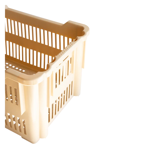 Caisse à Viennoiseries Ajourée Empilable Emboîtable 565 X 380 X 320 mm - 43 L - Beige 2 Caisse à Viennoiseries Ajourée Empilable Emboîtable 565 X 380 X 320 mm - 43 L - Beige – Image 2