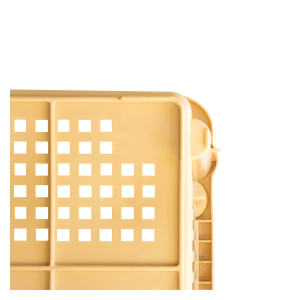 Caisse à Viennoiseries Ajourée Empilable Emboîtable 565 X 380 X 320 mm - 43 L - Beige 3 Caisse à Viennoiseries Ajourée Empilable Emboîtable 565 X 380 X 320 mm - 43 L - Beige – Image 3