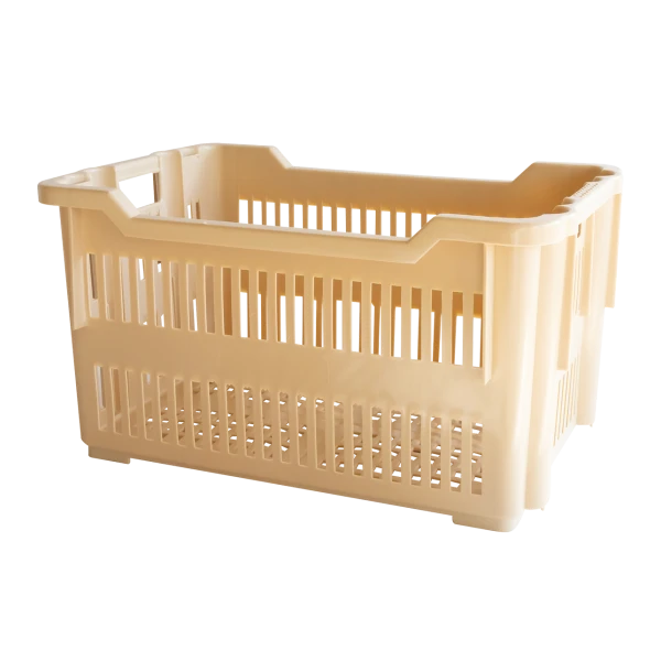Caisse à Viennoiseries Ajourée Empilable Emboîtable 565 X 380 X 320 mm - 43 L - Beige 1 Caisse à Viennoiseries Ajourée Empilable Emboîtable 565 X 380 X 320 mm - 43 L - Beige
