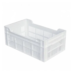 Caisse Ajourée 500 X 300 X 200 Mm 20 L - Blanc
