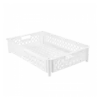 Caisse Ajourée 590 X 385 X 120 Mm 22 L - Blanc