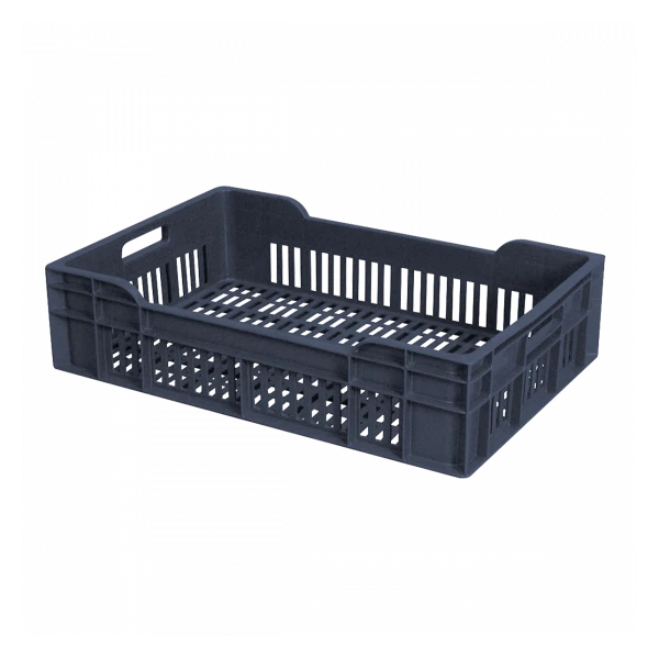 Caisse Ajourée 600 X 400 X 135 Mm 25 L - Gris 1 Caisse Ajourée 600 X 400 X 135 Mm 25 L - Gris