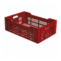 Caisse Ajourée 600 X 400 X 200 Mm 40 L - Brique