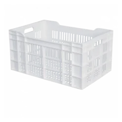 Caisse Ajourée 600 X 400 X 300 Mm 60 L - Blanc