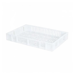 Caisse Ajourée 600 X 400 X 90 Mm 15 L - Blanc