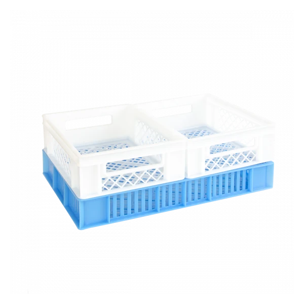 Caisse Ajourée 600 X 400 X 90 Mm 15 L - Bleu 3 Caisse Ajourée 600 X 400 X 90 Mm 15 L - Bleu – Image 3