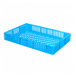 Caisse Ajourée 600 X 400 X 90 Mm 15 L - Bleu