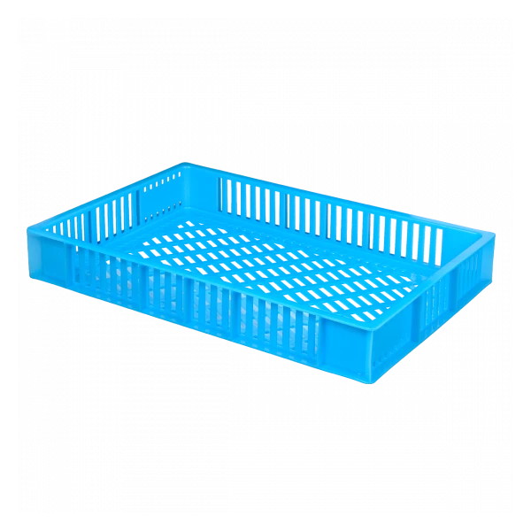 Caisse Ajourée 600 X 400 X 90 Mm 15 L - Bleu 1 Caisse Ajourée 600 X 400 X 90 Mm 15 L - Bleu