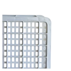 Caisse Ajourée Avec Poignées Empilable 500 X 400 X 330 Mm - 48 L - Gris -Outils De Stockage caisse ajouree avec poignees empilable 500 x 400 x 330 mm 48 l gris 2