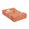 Caisse Ajourée Avec Poignées Empilable 600 X 400 25 L - Terracotta