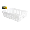 Caisse Ajourée Empilable Emboîtable 400 X 300 X 120 Mm - 13 L - Blanc