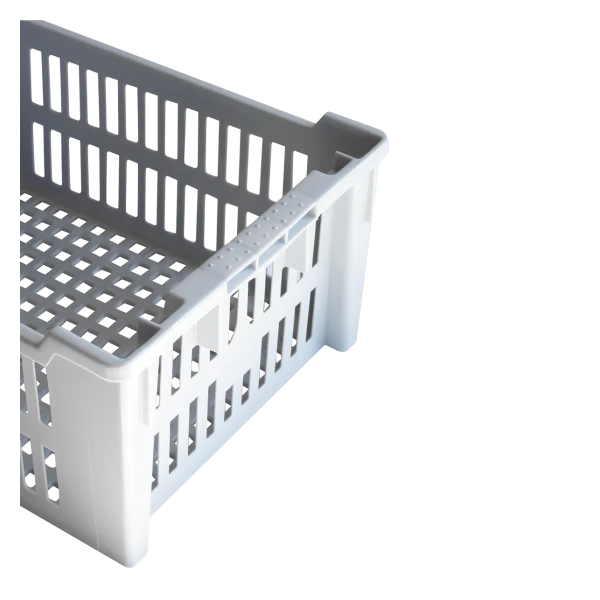 Caisse Ajourée Empilable Emboîtable 400 X 300 X 175 Mm - 14 L - Gris 2 Caisse Ajourée Empilable Emboîtable 400 X 300 X 175 Mm - 14 L - Gris – Image 2