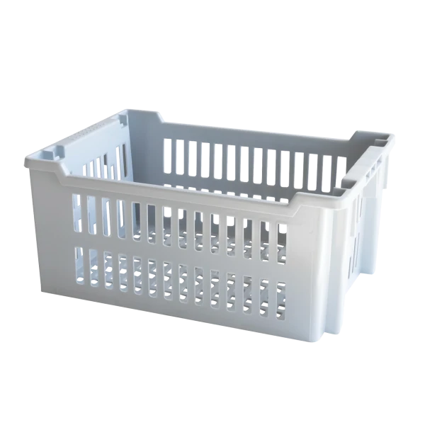 Caisse Ajourée Empilable Emboîtable 400 X 300 X 175 Mm - 14 L - Gris 1 Caisse Ajourée Empilable Emboîtable 400 X 300 X 175 Mm - 14 L - Gris