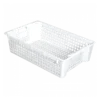 Caisse Ajourée Empilable Emboîtable 600 X 380 X 155 Mm 28 L - Blanc