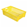 Caisse Ajourée Empilable Emboîtable 600 X 380 X 155 Mm 28 L - Jaune