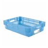 Caisse Ajourée Empilable Emboitable 600 X 400 X 146 Mm HACCP - 27 L - Bleu