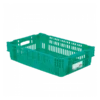 Caisse Ajourée Empilable Emboitable 600 X 400 X 146 Mm HACCP - 27 L - Vert