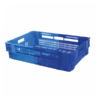 Caisse Ajourée Empilable Emboitable 600 X 400x 147 Mm Bicolore 26 L - Bleu/bleu