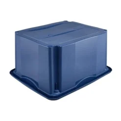 Keeeper Bac De Rangement Bleu En Plastique Recyclé 24 Litres -Outils De Stockage caisse de rangement 24 l bleu plastique recycle emil keeeper 4