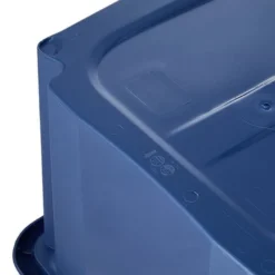Keeeper Bac De Rangement Bleu En Plastique Recyclé 24 Litres -Outils De Stockage caisse de rangement 24 l bleu plastique recycle emil keeeper 6