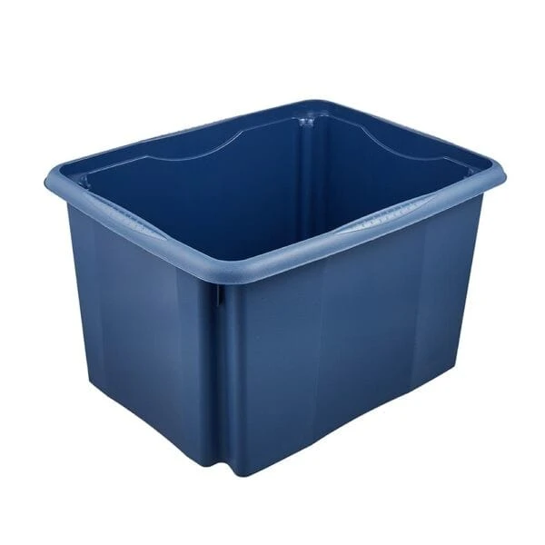 Keeeper Bac De Rangement Bleu En Plastique Recyclé 30 Litres 1 Keeeper Bac De Rangement Bleu En Plastique Recyclé 30 Litres