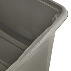 Keeeper Bac De Rangement Gris En Plastique Recyclé 30 Litres -Outils De Stockage caisse de rangement 30 l gris plastique recycle emil keeeper 6