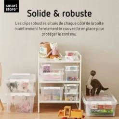 Grande Caisse De Rangement Empilable 61 Litres 11 Grande Caisse De Rangement Empilable 61 Litres -Outils De Stockage caisse de rangement 61 l avec couvercle classic 65 smartstore 5