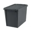 Caisse De Rangement Avec Couvercle En Plastique Recyclé 61 Litres