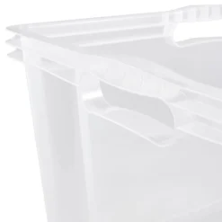 Keeeper Caisse Plastique Empilable Solide 44 Litres -Outils De Stockage caisse de rangement bleue solide 44 l franz keeeper 3