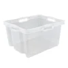 Keeeper Caisse Plastique Solide Transparente 24 Litres