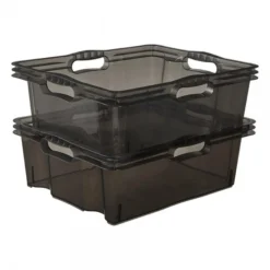 Keeeper Caisse De Rangement Transparente Plate 16 Litres -Outils De Stockage caisse de rangement plate 16 l verte franz keeeper 2