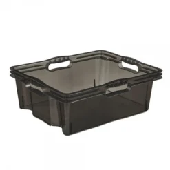 Keeeper Caisse De Rangement Transparente Plate 16 Litres