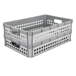 Keeeper Caisse Plate Empilable Pour Fruits Et Légumes 22 Litres -Outils De Stockage caisse de rangement plate 22 l fruits et legumes keeeper 2