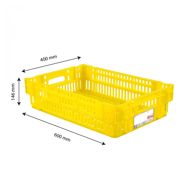 Caisse Liaison Froide HACCP 27 L- Jaune 2 Caisse Liaison Froide HACCP 27 L- Jaune – Image 2