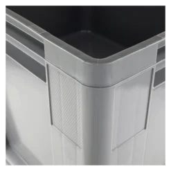 Caisse Palette 1000 X 1200 X 760 Mm 610 L Avec 4 Pieds - Gris -Outils De Stockage caisse palette 1000 x 1200 x 760 mm 610 l avec 4 pieds gris 2