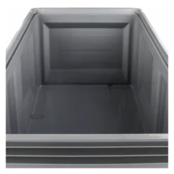 Caisse Palette 800 X 1200 X 790 Mm 480 L – Gris -Outils De Stockage caisse palette 800 x 1200 x 790 mm 480 l gris 2