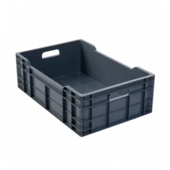 Caisse Pleine 600 X 400 X 200 Mm 40 L - Gris