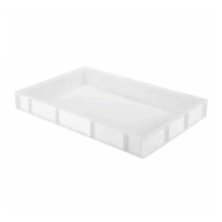 Caisse Pleine 600 X 400 X 76 Mm 14 L - Blanc