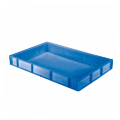 Caisse Pleine 600 X 400 X 76 Mm 14 L - Bleu