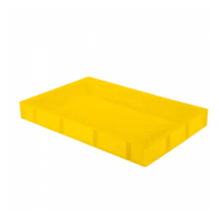 Caisse Pleine 600 X 400 X 76 Mm 14 L - Jaune