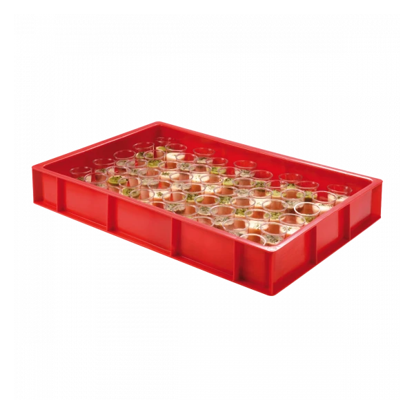 Caisse Pleine 600 X 400 X 90 Mm 15 L - Rouge 2 Caisse Pleine 600 X 400 X 90 Mm 15 L - Rouge – Image 2
